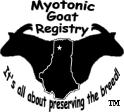 myotonic goat registry